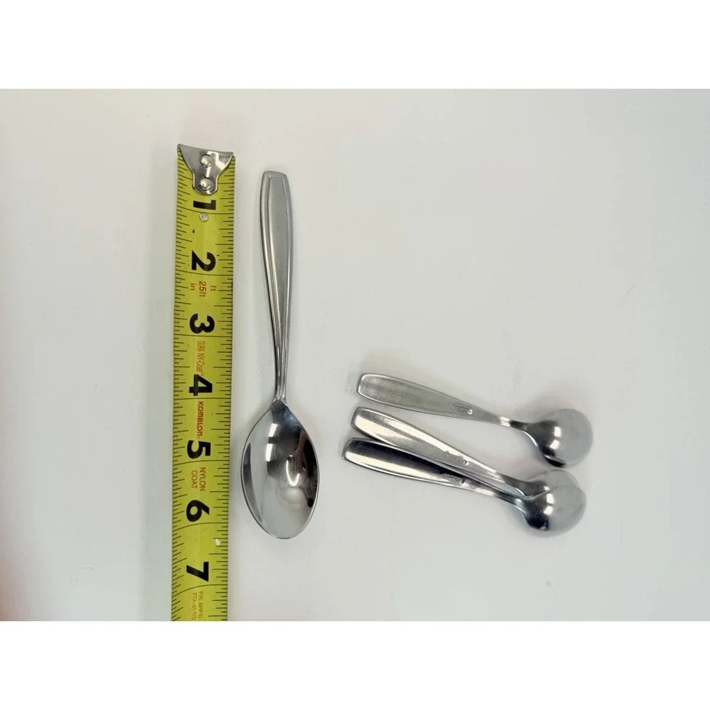 Oneida Satin Bristol Everdale Stainless Teaspoons Lot Of 4